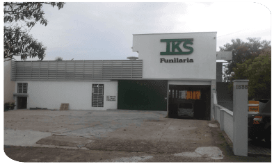Fachada da TKS Telhas em Dois Irmãos/RS